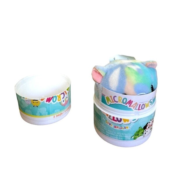 New Squishmallow Series 2 Micromallow MM-#17 Rainbow Leopard Lindsay 2.5” - Picture 2 of 7